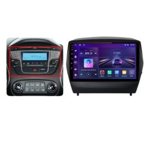 Hyundai ix35 (Tucson 2) -autoradio CarPlaylla & Android Autolla