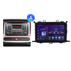 Kia Carens 2013–2018 -autoradio CarPlaylla/Android Autolla