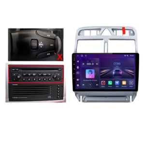 Peugeot 307/CC/SW CarPlay & Android Auto -autoradio (02–13)