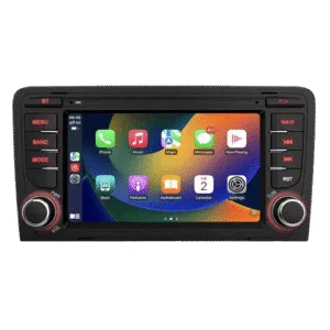 Audi A3 8P -autoradio CarPlaylla/Android Autolla 2003-2012