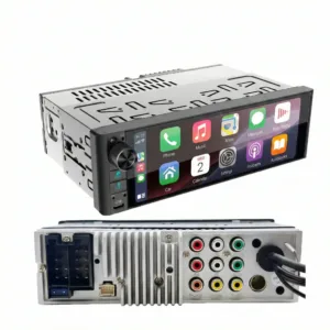 1-Din-radio näytöllä, Apple CarPlay/Android Auto
