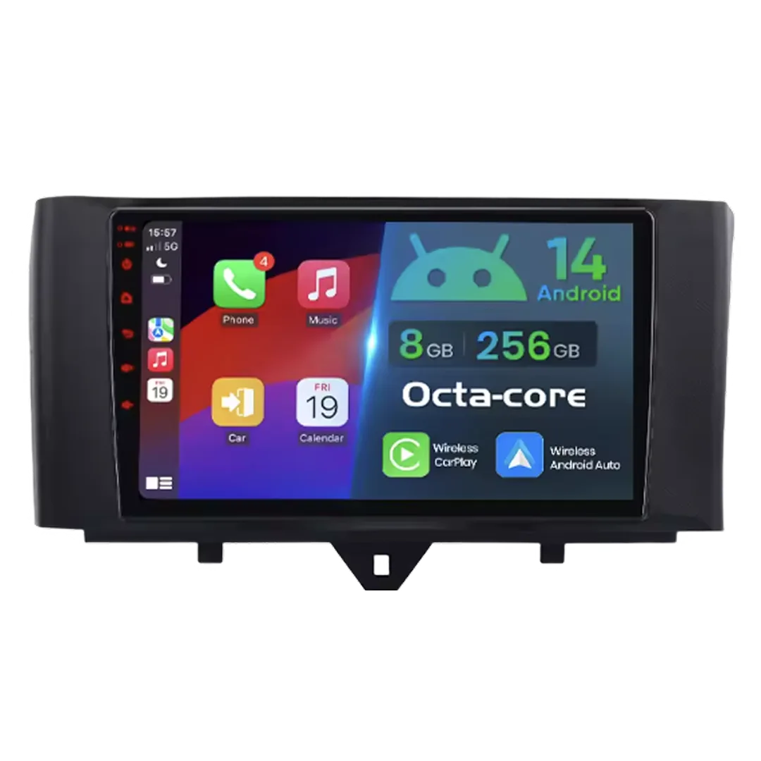 Smart Fortwo 451 2011-2015 9″ CarPlay & Android Auto