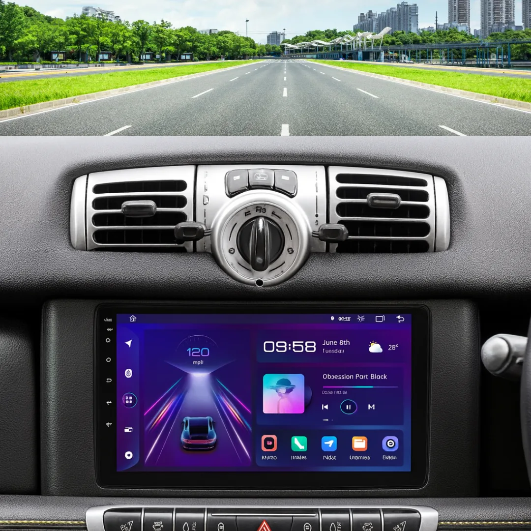 Smart Fortwo 451 2011-2015 9″ CarPlay & Android Auto