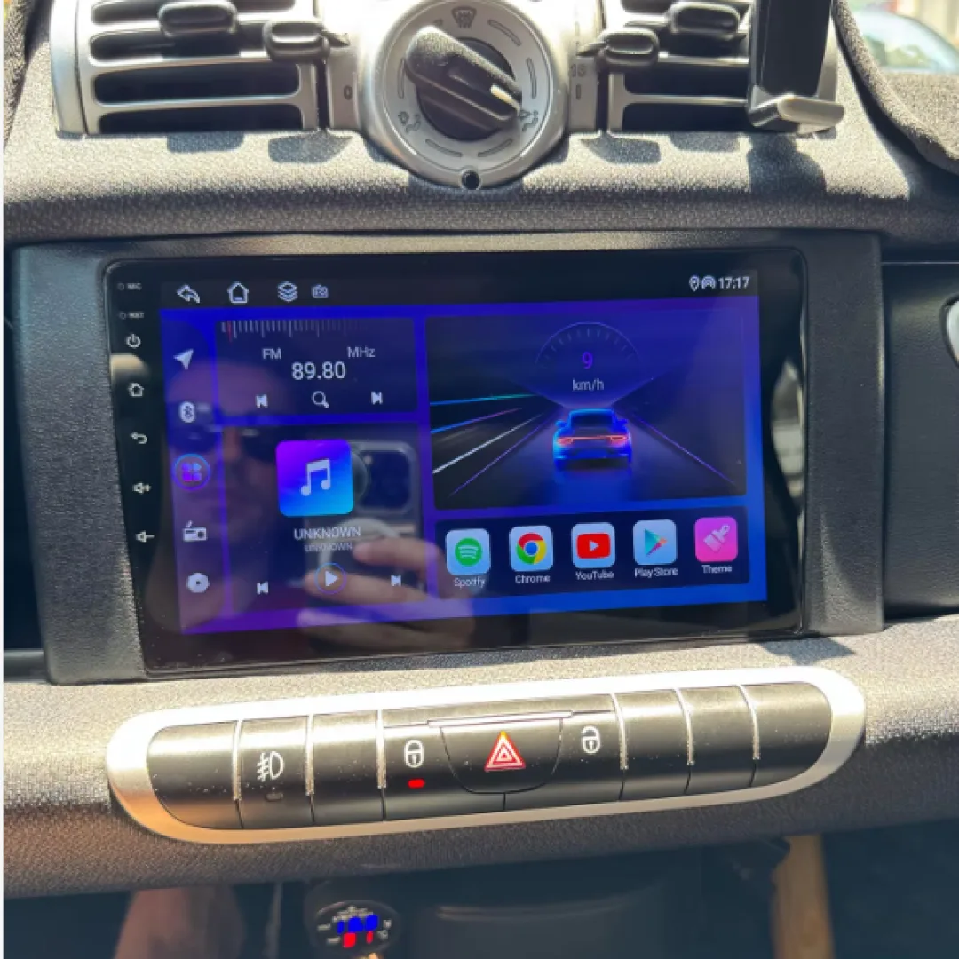 Smart Fortwo 451 2011-2015 9″ CarPlay & Android Auto