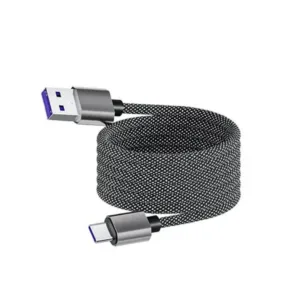 65W USB-C magneettinen latauskaapeli pikalatauksella