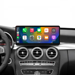 Mercedes W205 / GLC X253 / V-sarja W447 12,3" Linux-näyttö CarPlaylla ja Android Autolla