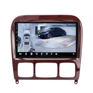 Mercedes-Benz S-sarja W220 -autoradio 1998-2005 CarPlaylla ja Android Autolla