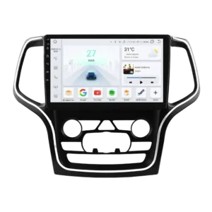 JEEP Grand Cherokee WK2 2014-2022 -autoradio 10.1" kosketusnäytöllä, langattomalla CarPlaylla, Android Autolla ja Bluetoothilla