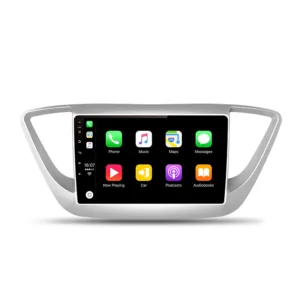 Hyundai Solaris 2 / Verna Autoradio 2017-2020 CarPlaylla ja Android Autolla