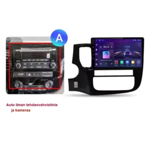 Mitsubishi Outlander 3 -autoradio, CarPlay (2012–2018)