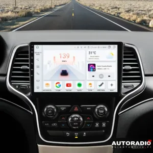 JEEP Grand Cherokee WK2 2014-2022 -autoradio 10.1" kosketusnäytöllä, langattomalla CarPlaylla, Android Autolla ja Bluetoothilla